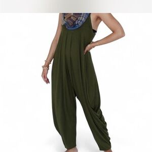 Three Bird Nest Olive Green Jumpsuit